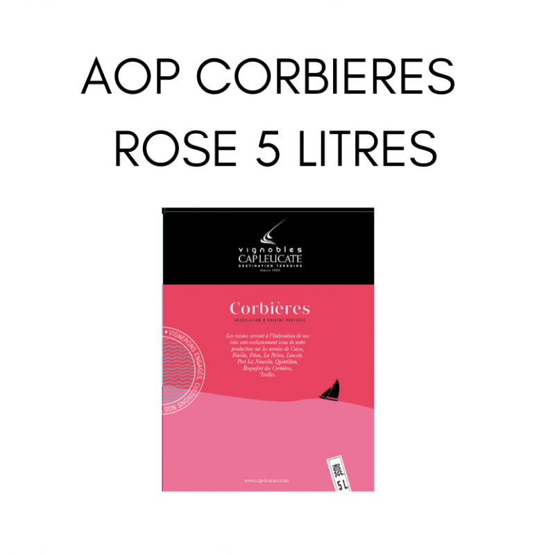 Rosé AOC Corbières 5L